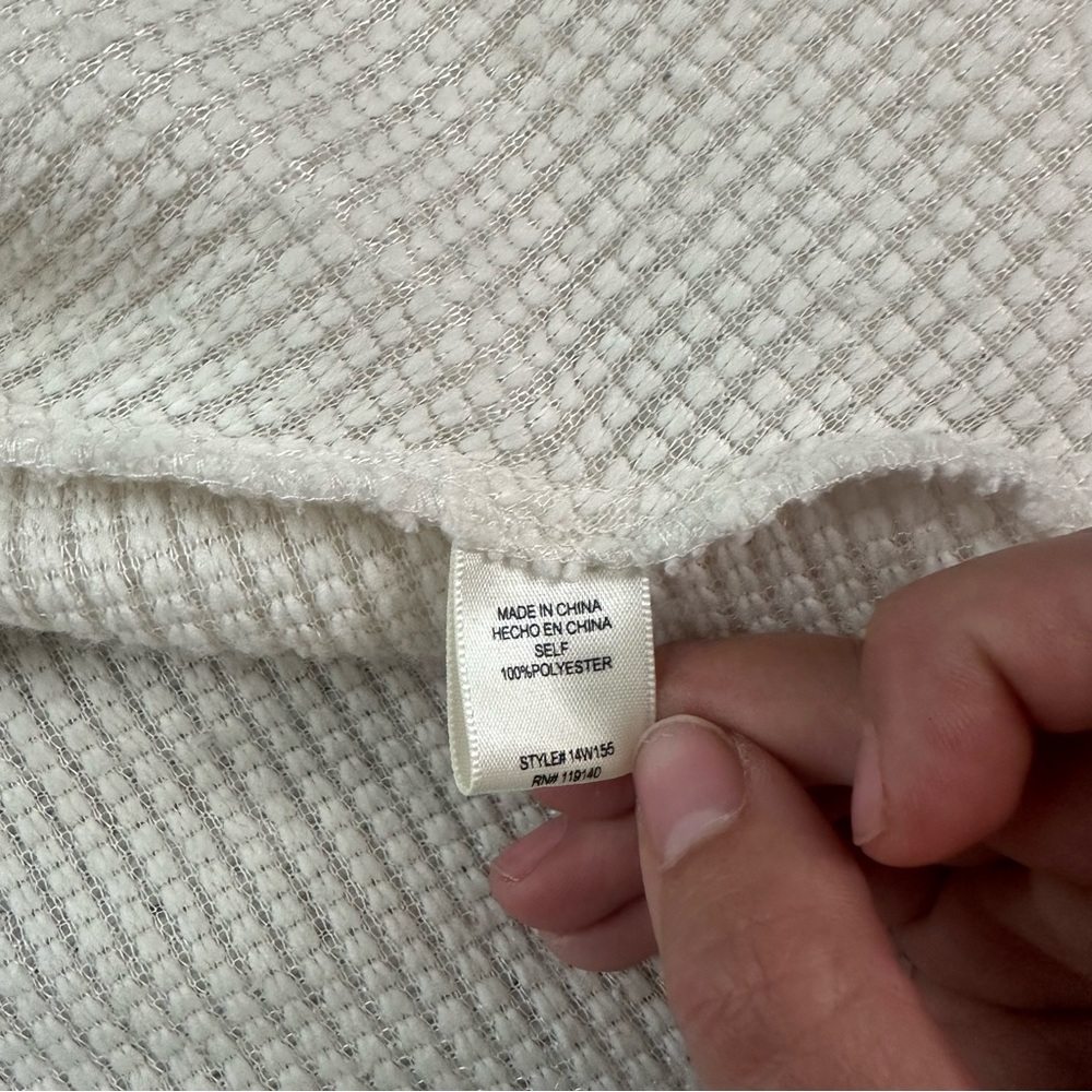 Double Zero Cream Teddy Jacket - image 5